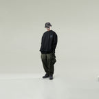 Capsule Series / CD080 “Reincarnation” Nylon Crewneck (Black)