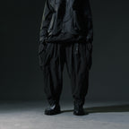 AW22 / 07 —  P22-122  3-way Expandable Relaxed Pants (Black)