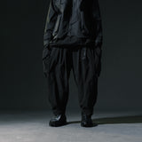 AW22 / 07 —  P22-122  3-way Expandable Relaxed Pants (Black)