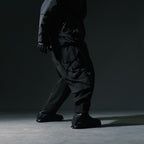 AW22 / 07 —  P22-122  3-way Expandable Relaxed Pants (Black)