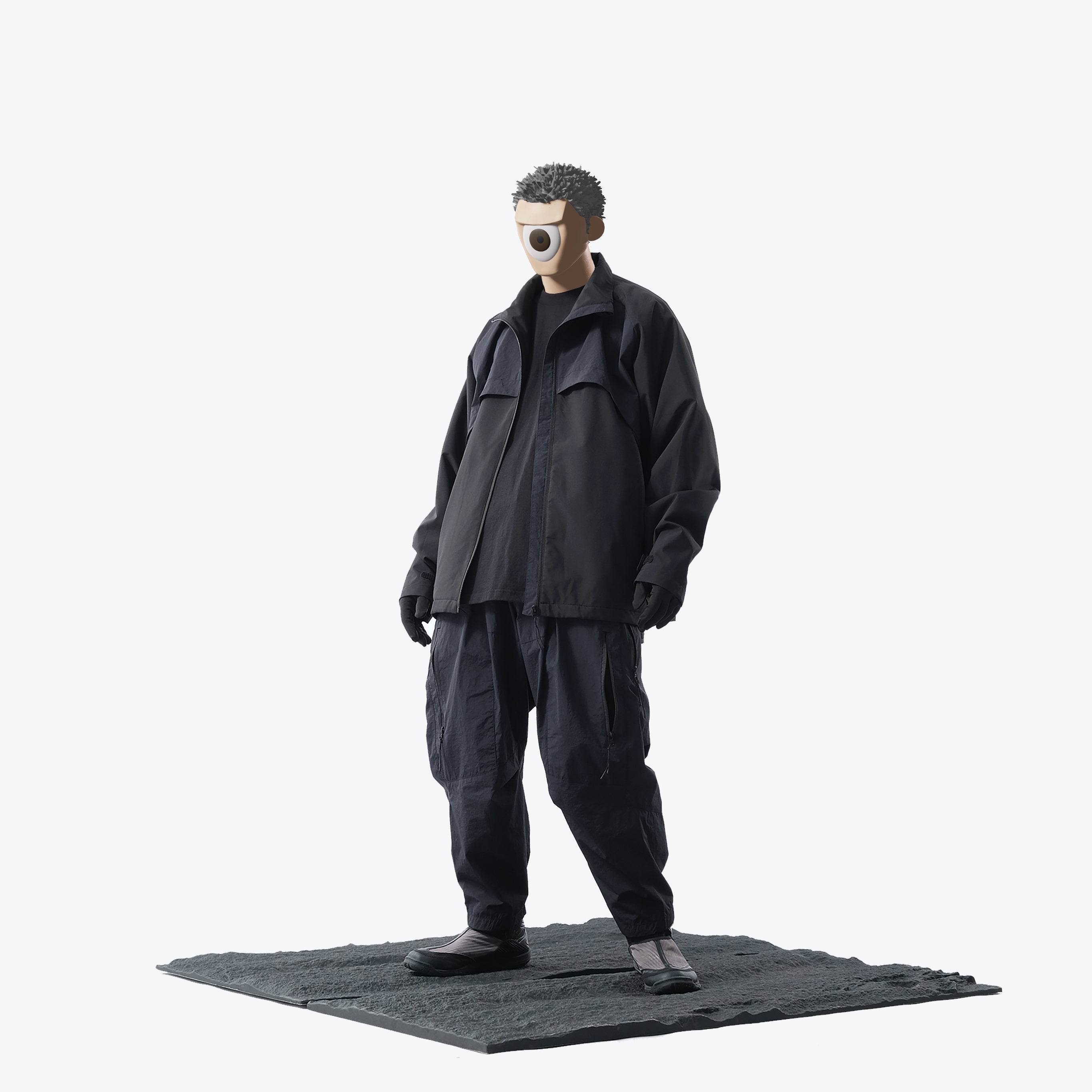 Capsule 02 / CSJ-003 Windproof softshell Jacket (Black)