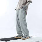 Capsule 01 / CSP-116 Hidden Pocket Adjustable Loose Pants  (Light Grey)