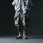 SS23 / 04 —  S23-066 2-Layer Loose Short (Seal Green)