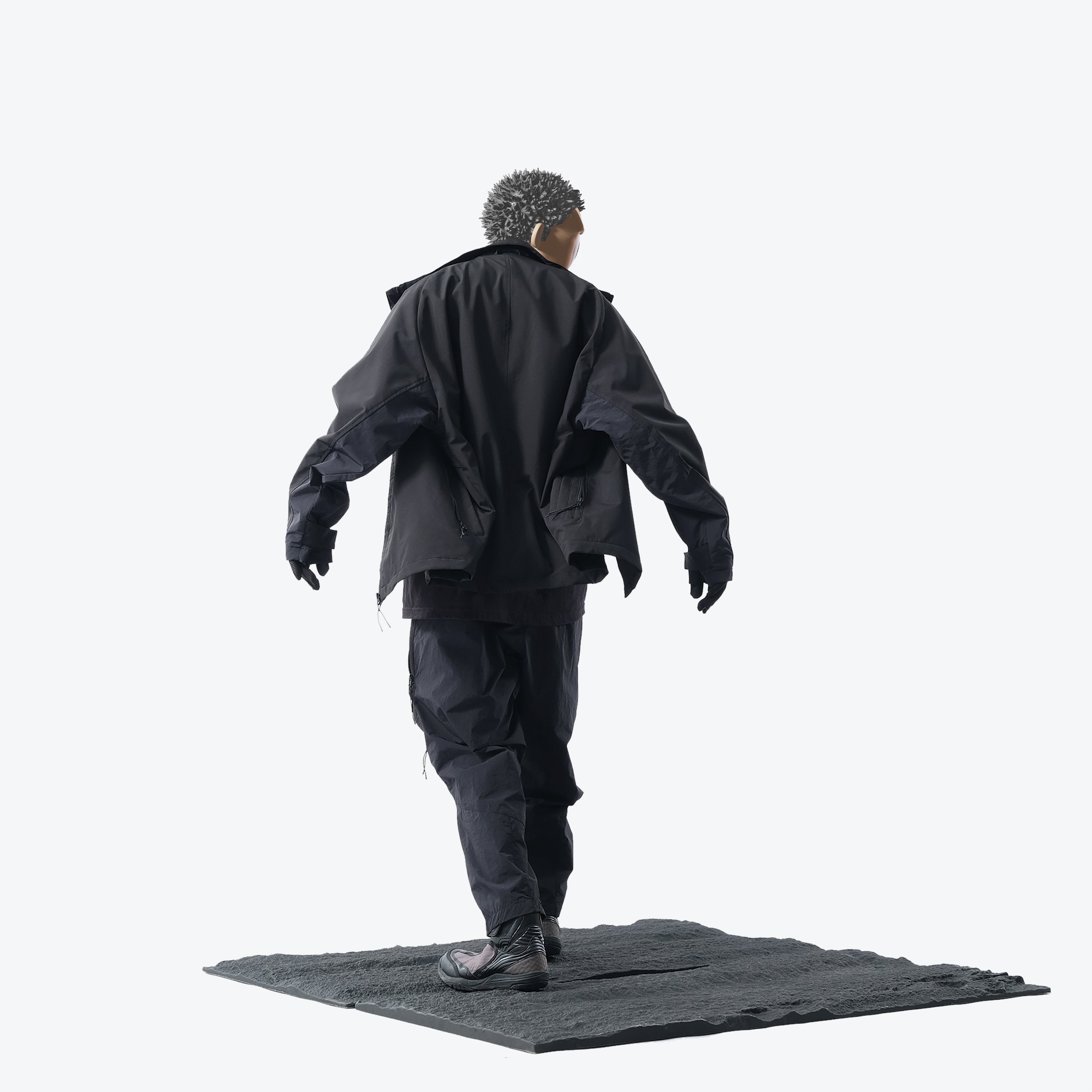 Capsule 02 / CSJ-003 Windproof softshell Jacket (Black)