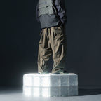AW22 / 12 —  P22-123 Adjustable Spiral Pants  (Khaki)