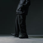 AW22 / 07 —  P22-122  3-way Expandable Relaxed Pants (Black)