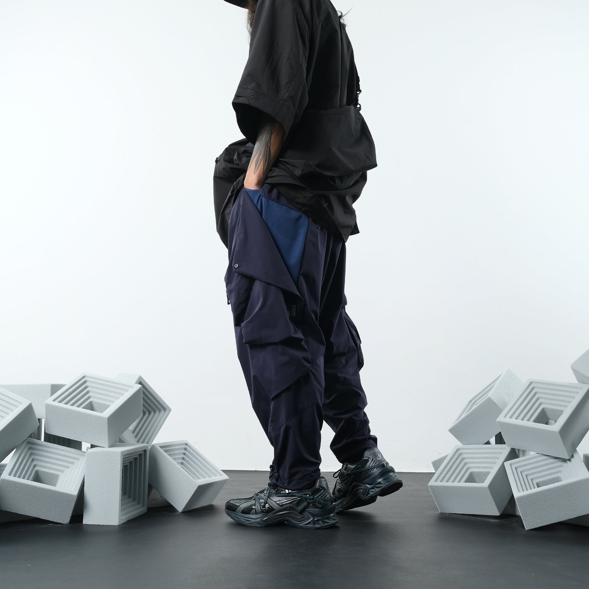 SS22/ 11 LP-118 Convertible Pants (Navy)