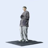 Capsule 01 / CST-111 Flexible Pocket Nylon Long Sleeve T-shirt  (Pewter Green)