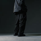AW22 / 07 —  P22-122  3-way Expandable Relaxed Pants (Black)