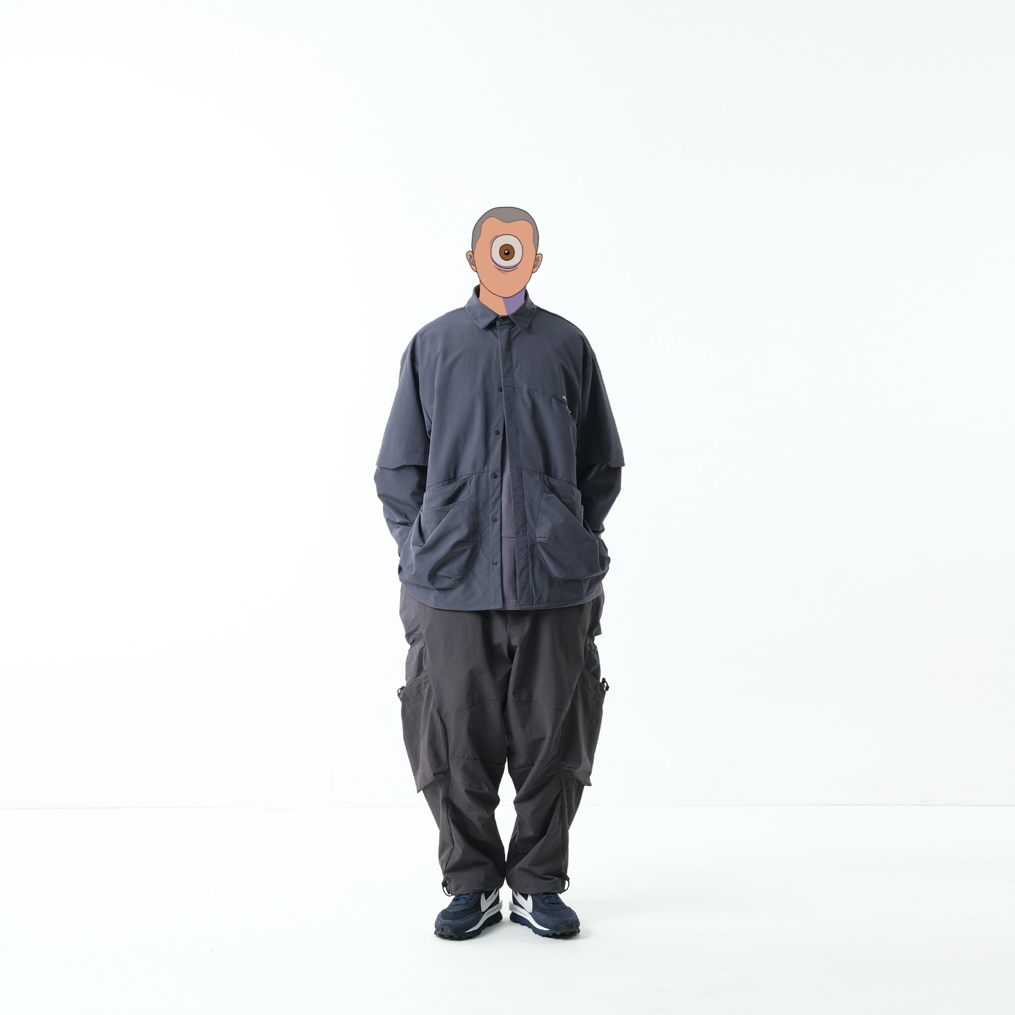 Capsule Series / CD060 Breathable Long Sleeve Shirt (Navy)