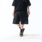 Capsule 03 / CS104 Nylon  Parallelogram Shorts (Black)