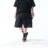 Capsule 03 / CS104 Nylon  Parallelogram Shorts (Black)