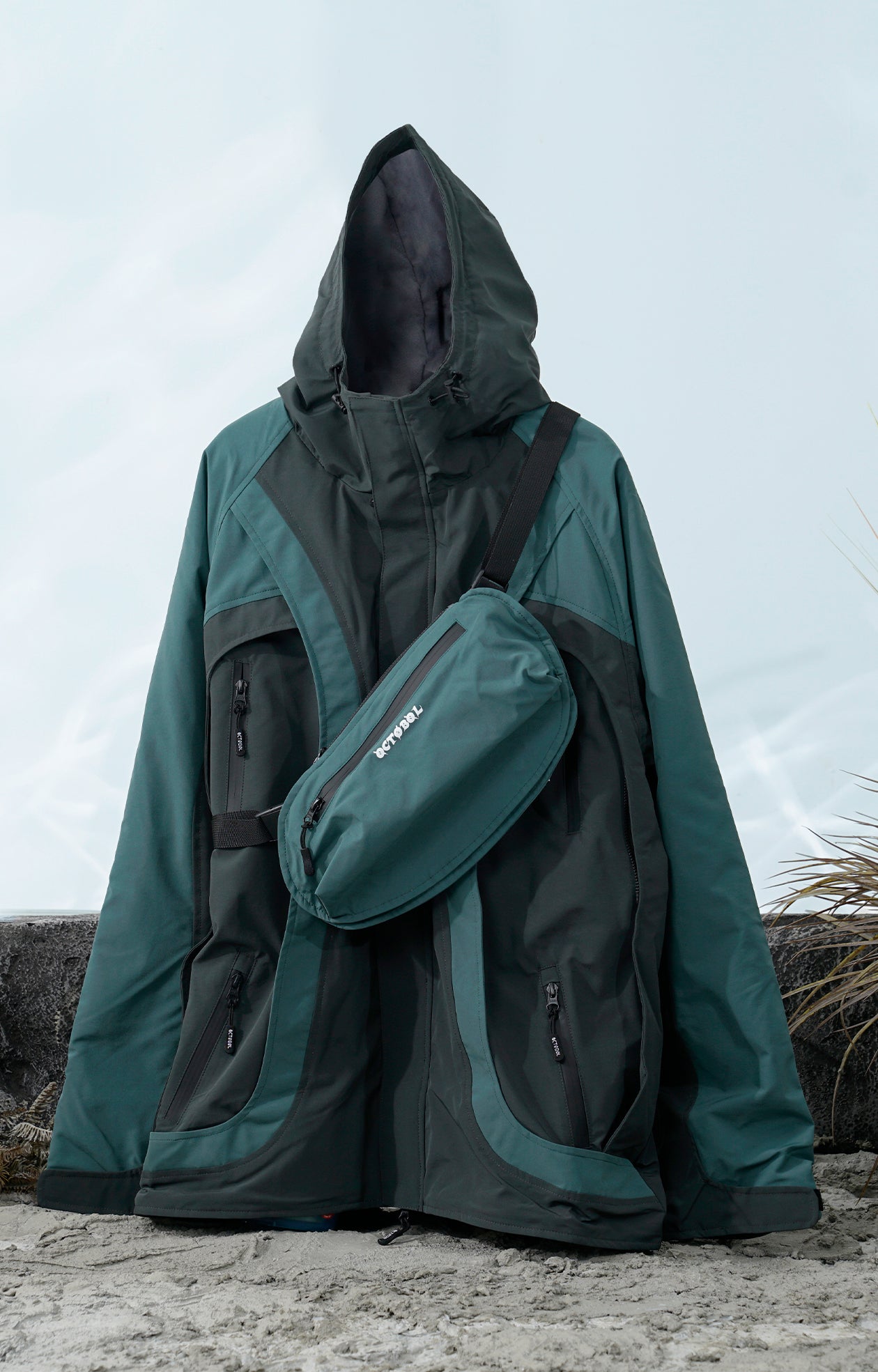 OSWB020 Double-layer Windbreaker (Green)