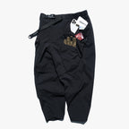 AW22 / 05 —  P22-121 Hidden Pocket Trapezoidal Pants (Black)