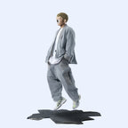 Capsule 03 / CSJ-004 Panelled Kimono Jacket  (Light Grey)