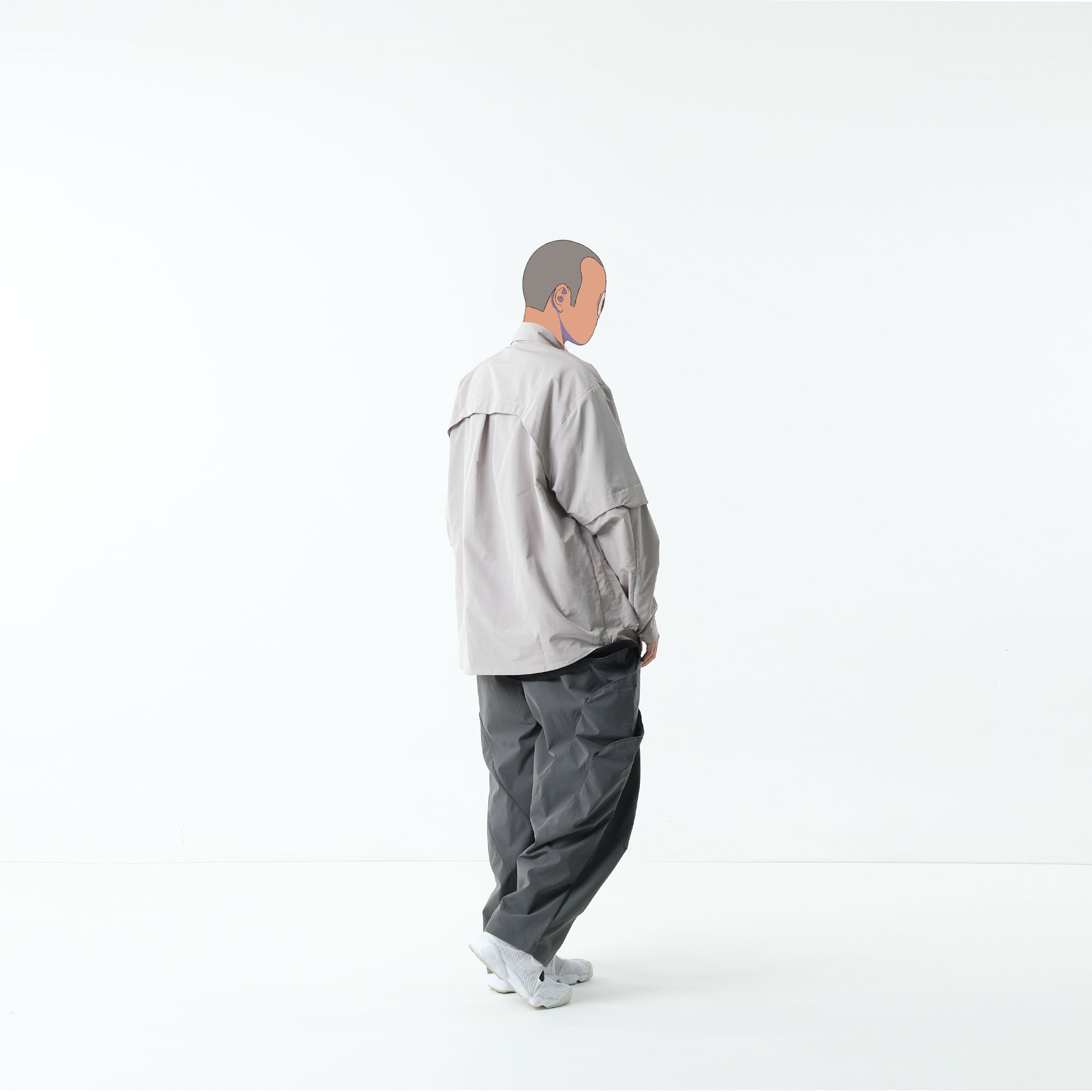 Capsule Series / CD060 Breathable Long Sleeve Shirt (Grey)