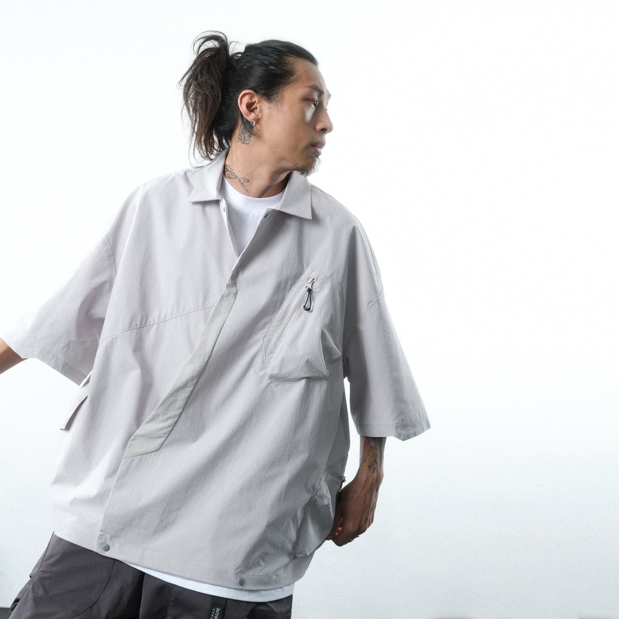 SS22/ 12 ST-074 Samue Shirt (Ivory White)