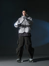 AW22 / 03 — J22-022 Expandable Crossbag Windbreaker (Ivory Grey)