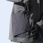 Capsule 01 / CST-111 Flexible Pocket Nylon Long Sleeve T-shirt  (Pewter Green)