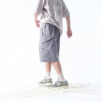 Capsule 03 / CS104 Nylon  Parallelogram Shorts (Grey)