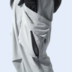Capsule 01 / CSP-121 Double Layered Cargo Pocket Nylon Pants (Ivory Grey)