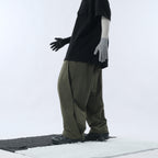 Capsule 01 / CSP-116 Hidden Pocket Adjustable Loose Pants  (Green)