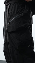 SS22/ 09 LP-117 Hidden Pipeline Pants (Black)
