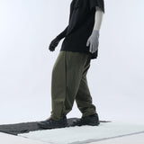 Capsule 01 / CSP-116 Hidden Pocket Adjustable Loose Pants  (Green)