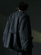 AW22 / 04 —J22-023 3-collar Trapezoidal Jacket (Navy)