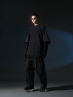 AW22 / 02 — T22-063 Armored Arm Nylon Long Sleeve T-shirt (Black)