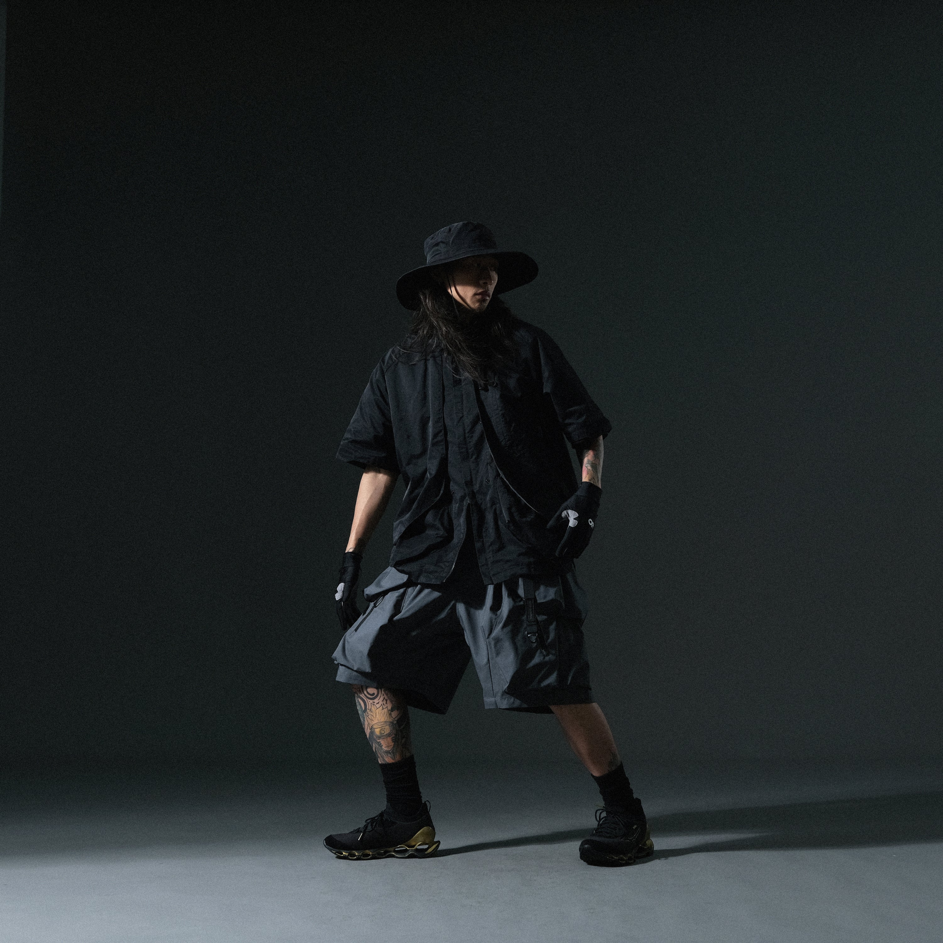 SS23 / 04 —  S23-066 2-Layer Loose Short (Anchor Grey)