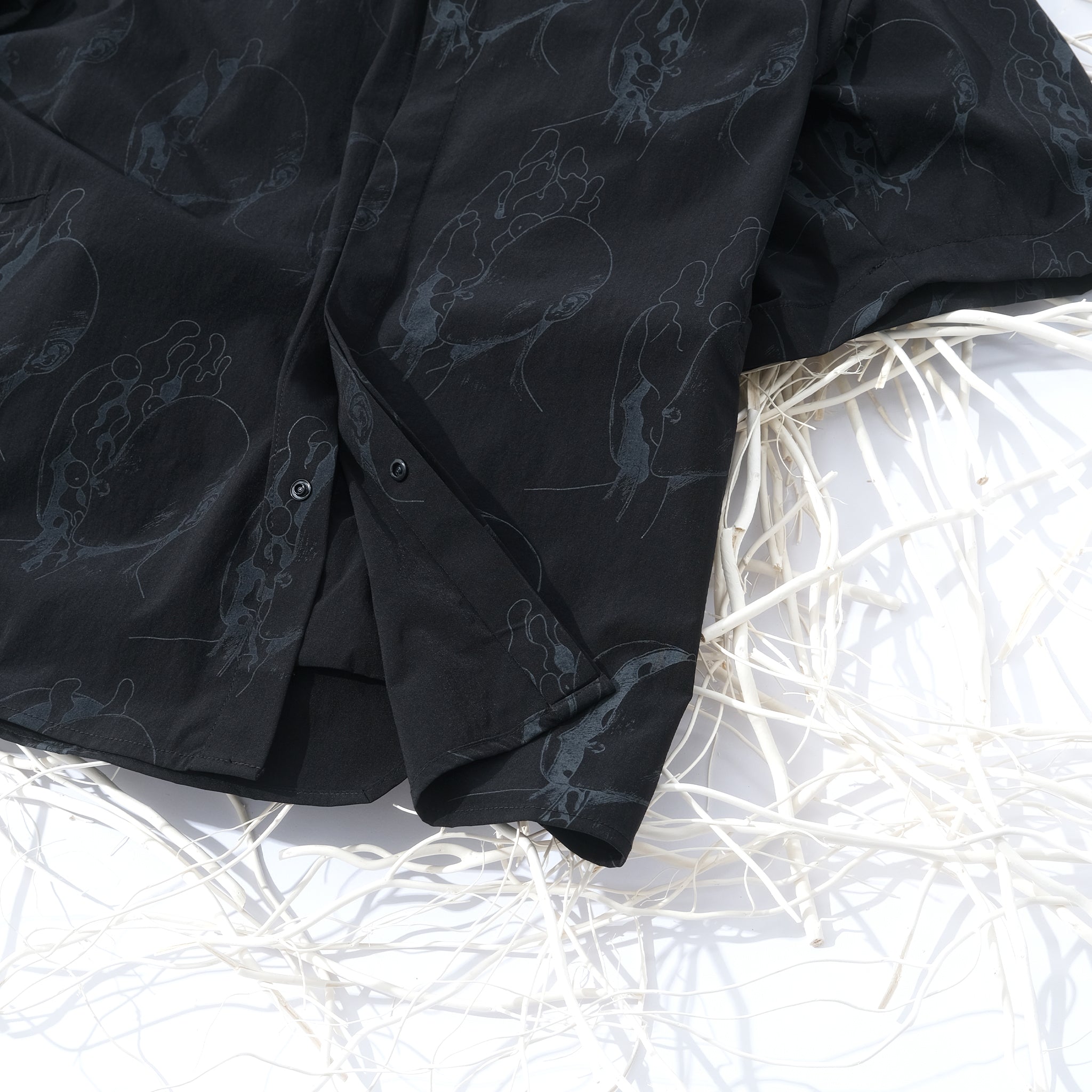 Capsule 03 / CT103 Nylon “Parasyte” Shirt (Black)
