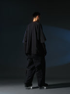 AW22 / 02 — T22-063 Armored Arm Nylon Long Sleeve T-shirt (Black)