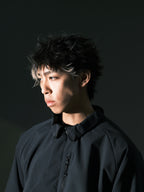 AW22 / 04 —J22-023 3-collar Trapezoidal Jacket (Navy)