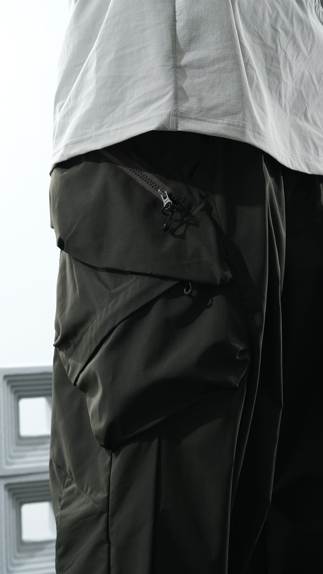 SS22/ 09 LP-117 Hidden Pipeline Pants (Green)