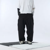 Capsule 01 / CSP-116 Hidden Pocket Adjustable Loose Pants  (Black)