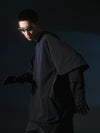 AW22 / 02 — T22-063 Armored Arm Nylon Long Sleeve T-shirt (Black)