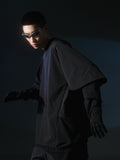 AW22 / 02 — T22-063 Armored Arm Nylon Long Sleeve T-shirt (Black)