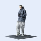 Capsule 01 / CSP-121 Double Layered Cargo Pocket Nylon Pants (Ivory Grey)