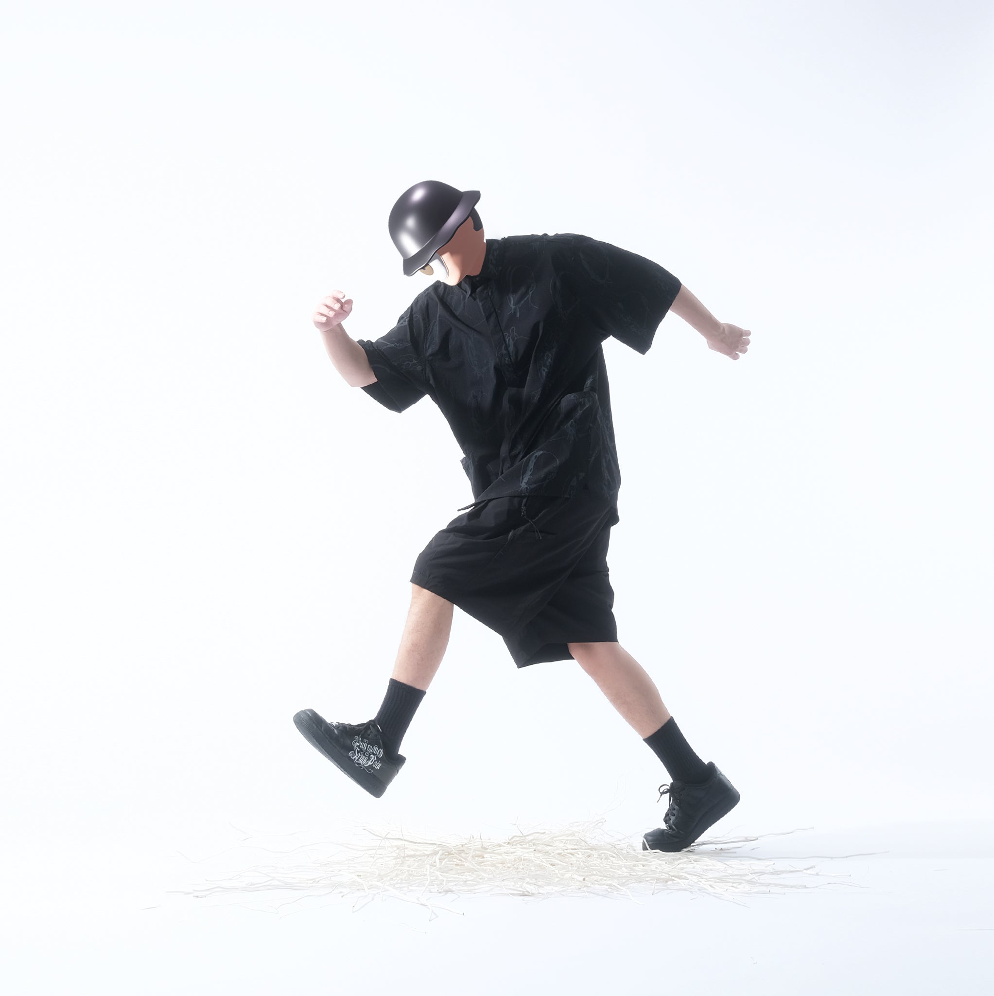 Capsule 03 / CS105 Nylon Balloon Shorts (Black)