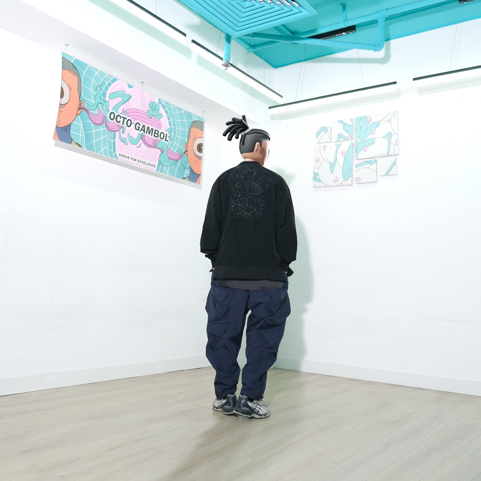 Capsule Series / CB115 Multi Layer Pants (Navy)