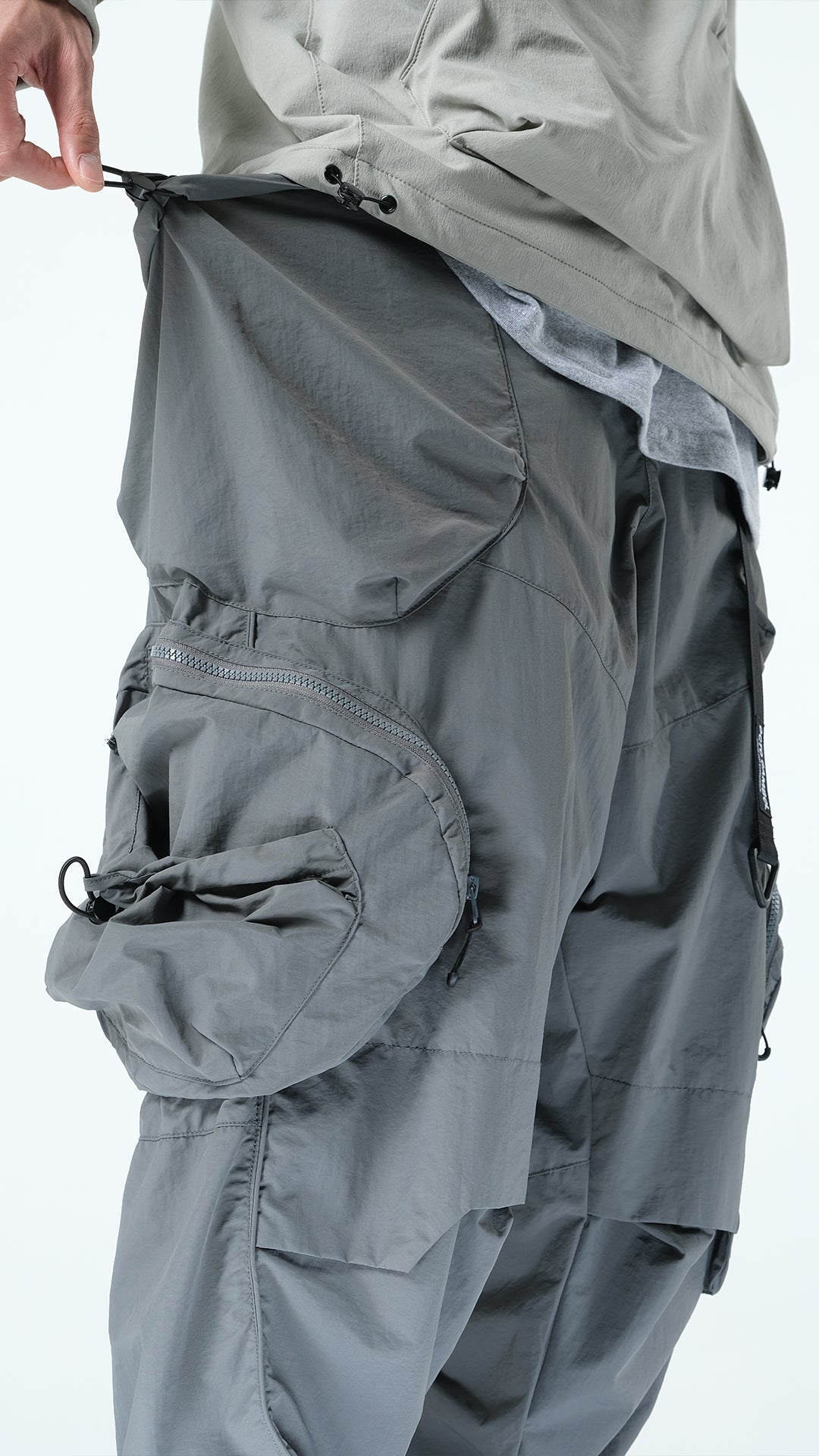 Pre-season LP-114 Drawstring Pocket Pants (Grey)