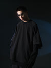 AW22 / 02 — T22-063 Armored Arm Nylon Long Sleeve T-shirt (Black)