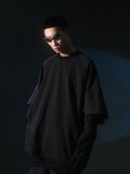AW22 / 02 — T22-063 Armored Arm Nylon Long Sleeve T-shirt (Black)