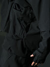 AW22 / 04 —J22-023 3-collar Trapezoidal Jacket (Black)