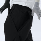 Capsule 01 / CSP-116 Hidden Pocket Adjustable Loose Pants  (Black)
