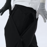 Capsule 01 / CSP-116 Hidden Pocket Adjustable Loose Pants  (Black)