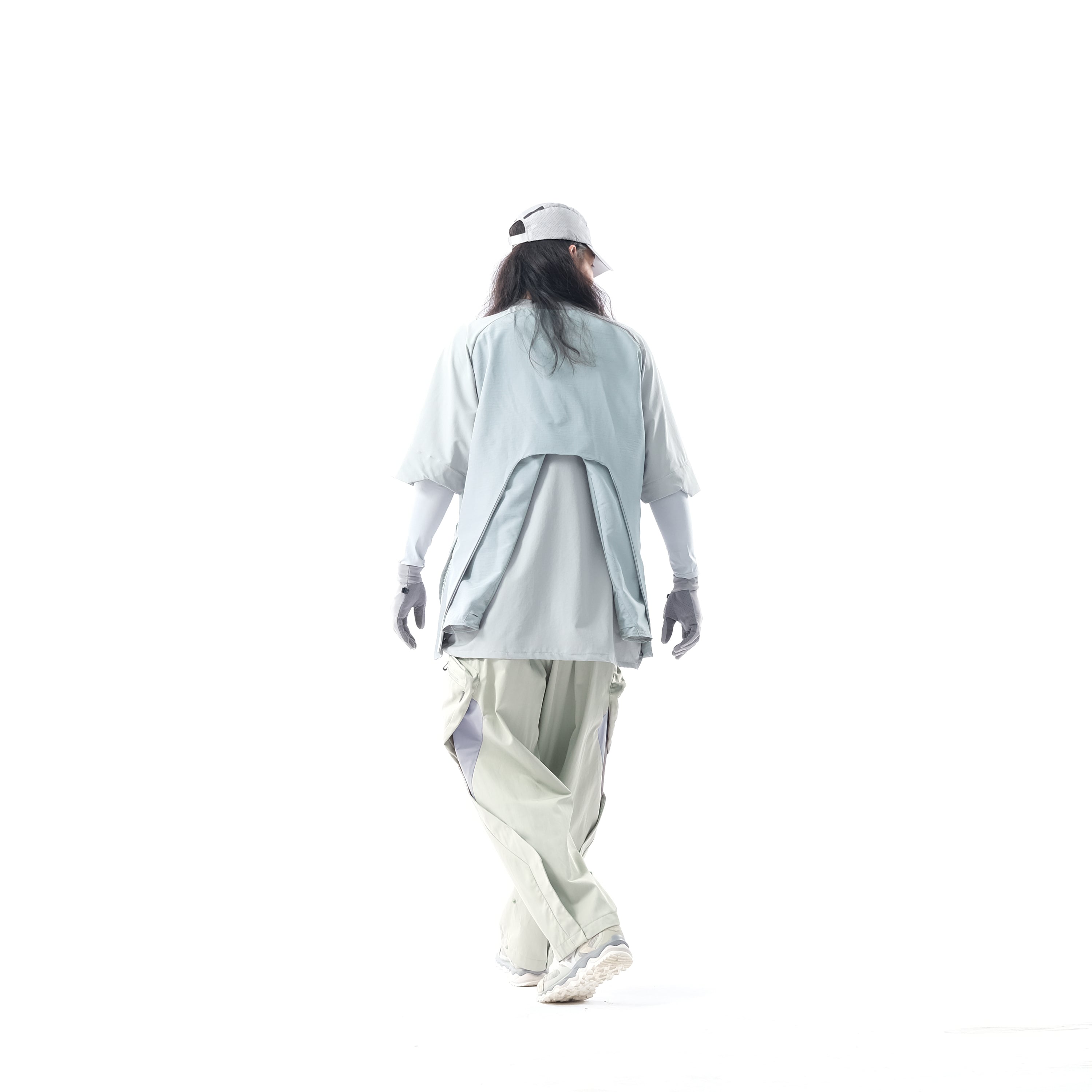 PRE - SEASON 01 — PT23-067 Detachable sleeves T-shirt (Grey)
