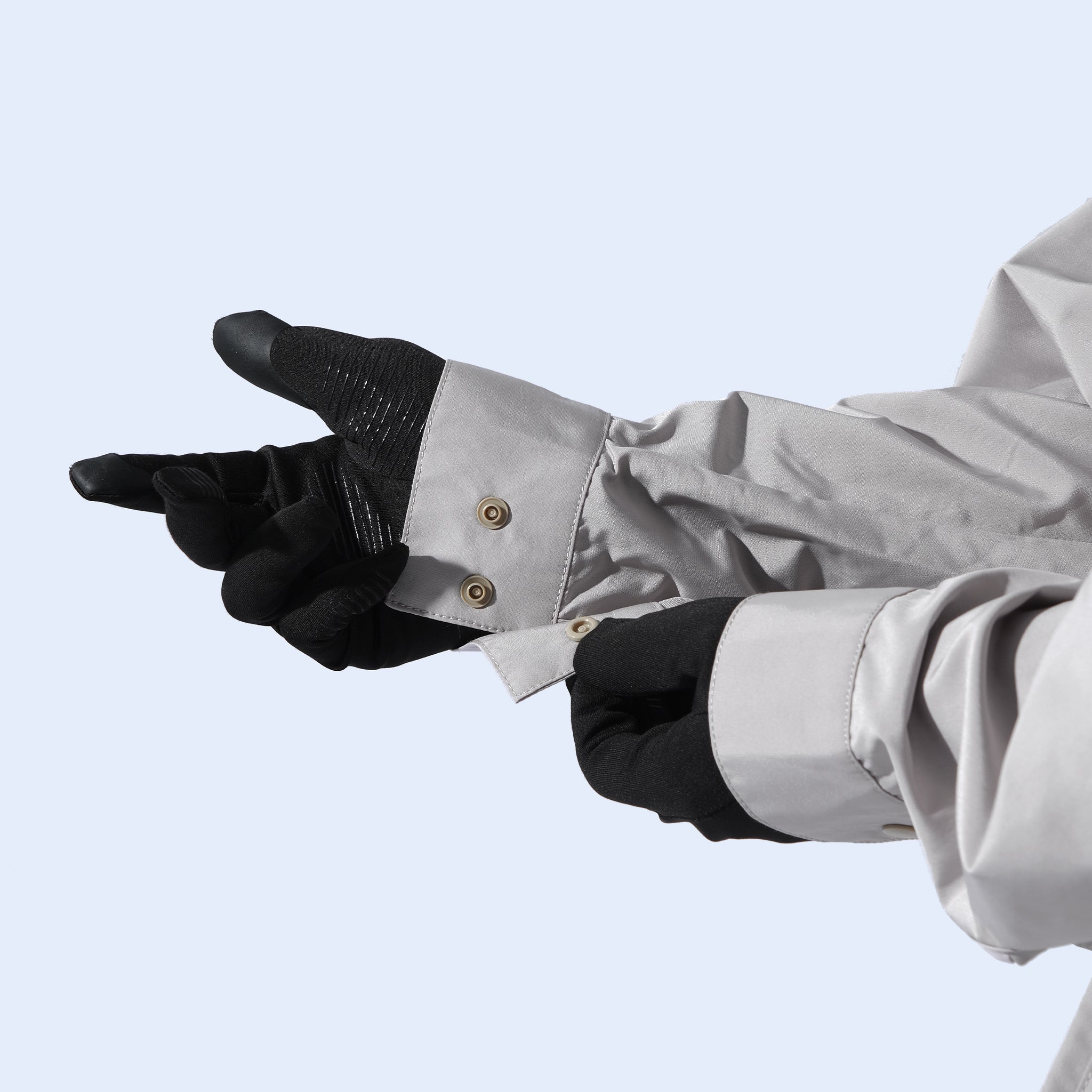 Capsule 01 / CST-110 3D Pocket Nylon Shirt  (Ivory Grey)