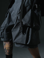 SS23 / 04 —  S23-066 2-Layer Loose Short (Anchor Grey)